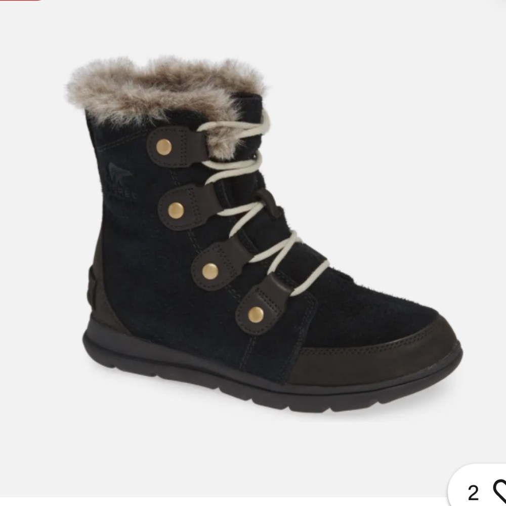 Sorel Women's Explorer Joan Suede Winter Boots size 8